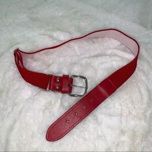 Twin City Baseball Belt, Red